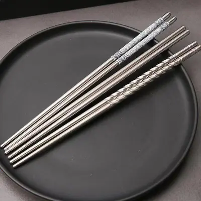 6 mm Stainless Steel Square Bar, Non-Slip and Heat-Insulated, for Home and Restaurant