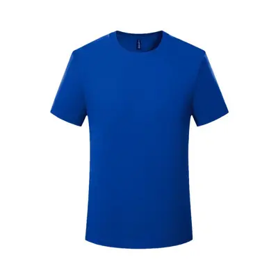 Schnelltrocknendes T-Shirt mit individuellem Logo-Druck, Rundhals