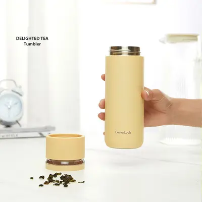 Lock&Lock LHC4285 Thermal Mug, 316 Stainless Steel, Tea Infuser, Portable