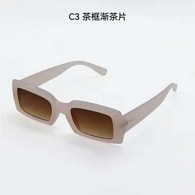 Korean Style Trendy Sunglasses in Tortoiseshell Color - 8