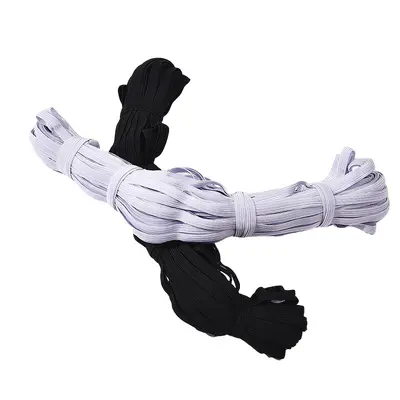 Hochelastisches flaches Gummiband, einfarbig, Ärmelbund - 6