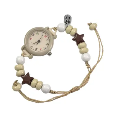Dopamine Sweet Milk Star Love Chain Style Women's Watch Unique Niche Design Cute Student Ladies Timepiece