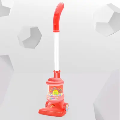 Kids Pretend Play Happy Vacuum Cleaner Realistic Mini Home Appliance Toy Baby Learn-to-Walk Early Education Educational Toy Customizable