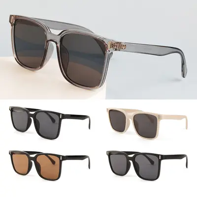 Unisex-Trend-Sonnenbrille, UV-Schutz, schlichtes Design - 3