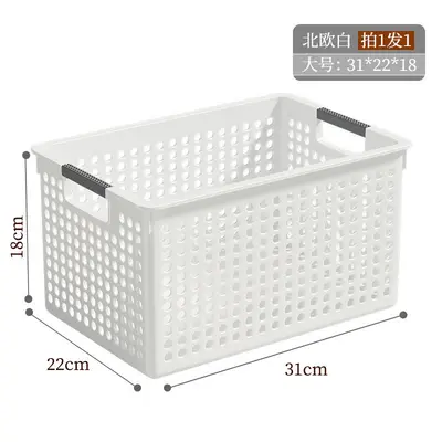 Plastik saklama sepeti mutfak dolabı ev organize - 7