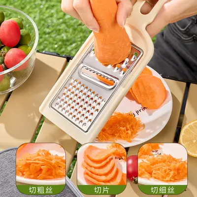 户外烹饪刀具套装新款多功能便携刀具剪刀削皮刀菜板厨具套装批发 - 3