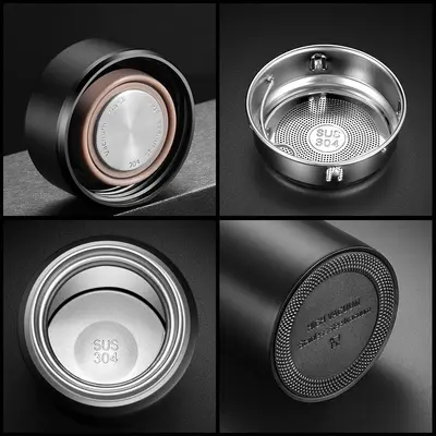 Smart Insulated Cup with Digital Temperature Display, 304 Stainless Steel - 5