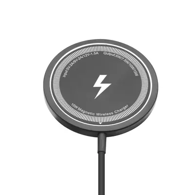 MagSafe manyetik kablosuz hızlı şarj cihazı süper ince mini masaüstü telefon 15W hızlı şarj standı