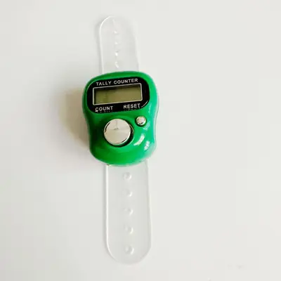 Digitaler Haushaltszähler, LED-Zähler, Fingerring-Zähler mit Knopf - 7