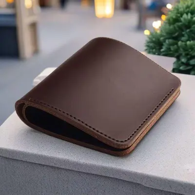 2025 Retro Men's Wallet, Double-Layer, Card Slots, Compact - 1