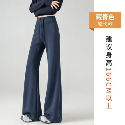 Black Women's Fleece-Lined Micro Flare Yoga Pants - 12