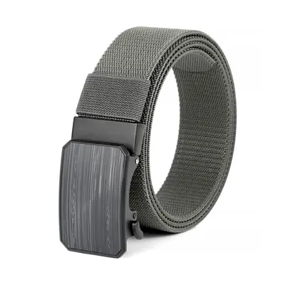 Herrengürtel aus elastischem Nylon-Gewebe mit Automatik-Schnalle, 3,8 cm - 12