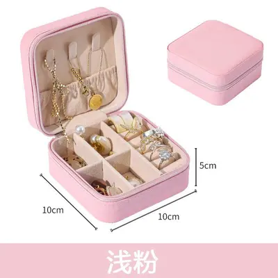 Daily necklace jewelry storage box wholesale small batch pearl bracelet necklace portable ins jewelry box - 9