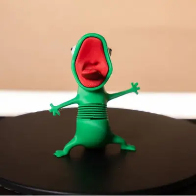 Lizard Meme Wiggling Spring Fidget Lizard Desk Figurine - 5