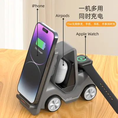 3-in-1 15W wireless charging stand