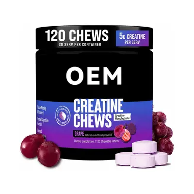 Creatine Chewable Tablets, Sports Supplement, Private Label - 7
