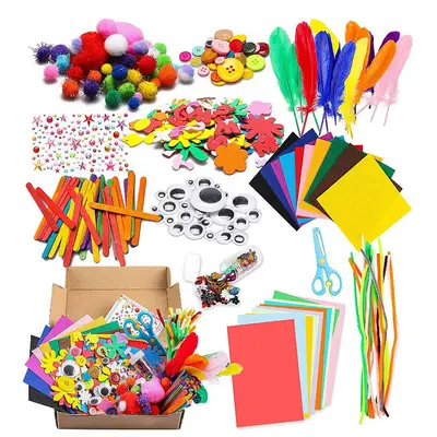 Çocuk erken eğitim el işi DIY malzeme seti - 6