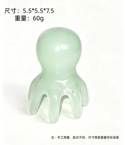 Kraken-Massage-Kamm, Kraken-Meridian-Kamm, Kopfhaut-Massage-Gerät, Kopf-Akupunkturpunkt-Therapie, Meridian-Kamm, Gua-Sha-Massage. - 7