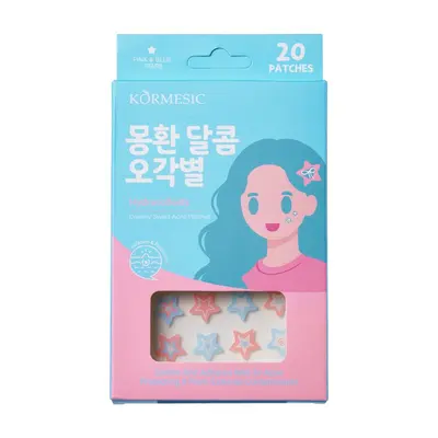 KORMESIC Star Acne Patch with English Lettering, Lightweight for Acne-Prone Skin - 9