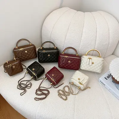 2026 New Women's Shoulder Bag, Diamond Pattern, Crossbody Strap - 5