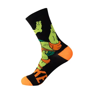 Kinder-Baumwollsocken, Cartoon-Muster, mittellang, Halloween - 11