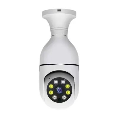 WiFi Light Bulb Camera 360° Rotating HD Night Vision