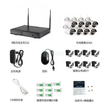 4/8/16 Kanallı Kablosuz İzleme Seti HDWirelessKIT - 9