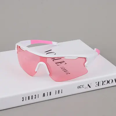 Futuristic Millennium-Style Cycling Windproof Sunglasses, Large Frame, Colourful - 12