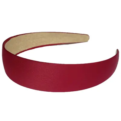 3 cm Polyester Headband, Solid Color, Wide-Edge Fabric Hair Band - 11
