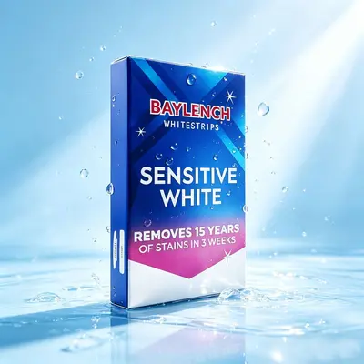 PROWHITE PAP teeth whitening dry strips, high adhesion, no residue