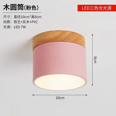 Nordic Modern Macaron Ceiling Light for Children's Room and Dining Room - 9