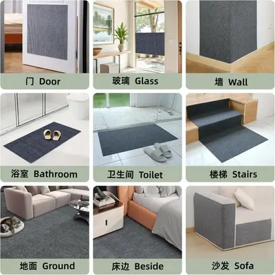 Cat Scratching Pad, Vertical Self-Adhesive, Wear-Resistant Sofa Protector - 3