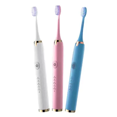 Weston Electric Toothbrush for Adults, Rechargeable Sonic, Soft Bristles, Waterproof - 6