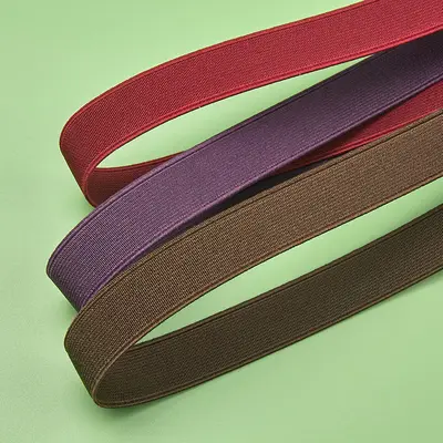2-2.5 cm Black and White Rubber Band, Thick Elastic, Latex, Trouser Waist - 3