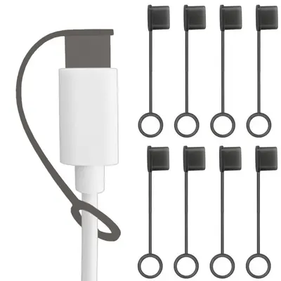 Type-C data cable dust protection adapter cap