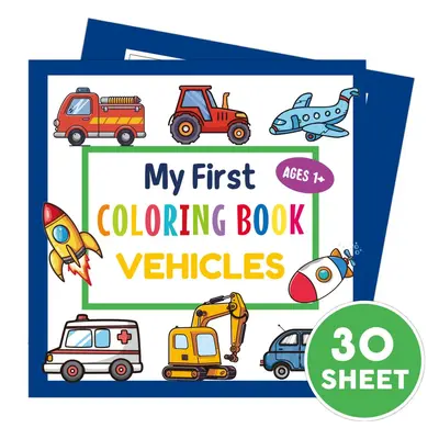 Children's Doodle Coloring Book, 30 Sheets with Cartoon Animals - 9