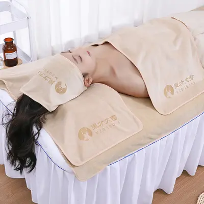 美容院皮肤管理专用包头毛巾不掉毛浴巾套装定制logo非棉工厂批发