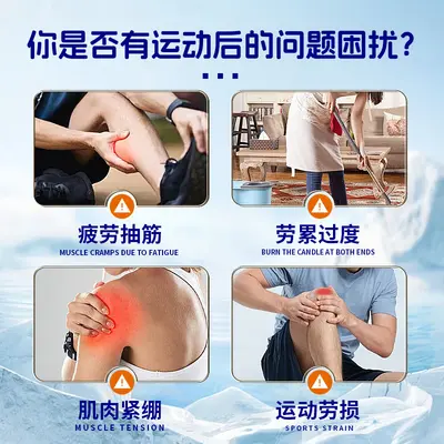 Ice Skin Spray Patch Private Label OEM Sports Injury Cooling Constant Temperature Cold Compress Acid Wanthon Knee Spray Custom OEM - 3