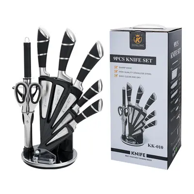 Stainless steel chef knife set, 6-piece - 6