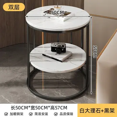 Modern Minimalist Bedside Table Light Luxury Storage Cabinet - 12