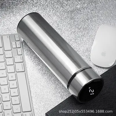 Smart Insulated Water Cup with Custom Logo, Gift Box, for Opening Events - 5