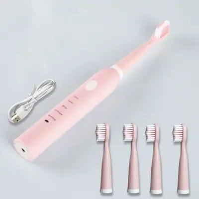 Soft-Bristle Electric Toothbrush, Rechargeable, Waterproof, Portable - 13