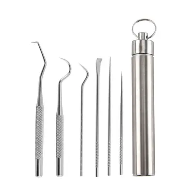 304 stainless steel dental cleaning kit, portable