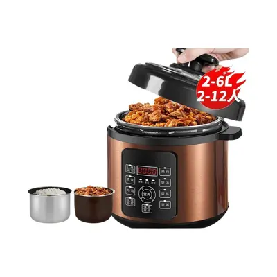 Smart Large-Capacity Electric Pressure Cooker with Programmable Timer - 6