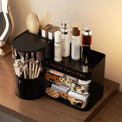 Large capacity skincare cosmetics storage box premium vanity organizer