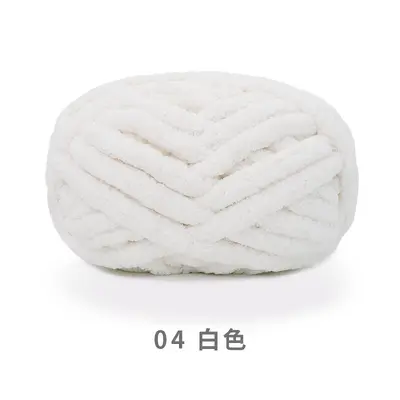 Snowball Cat Tail Chunky Yarn for DIY Finger Knit Scarves - 9