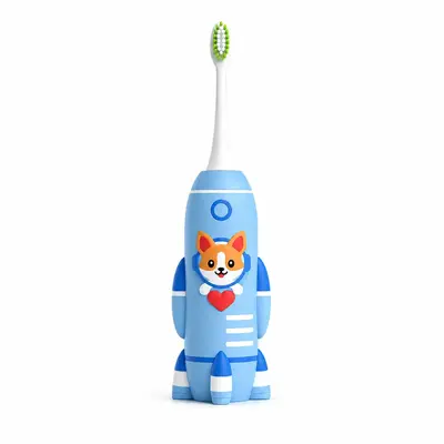 Children's Electric Toothbrush, Ages 3-6-12, Antibacterial Soft Bristles - 6