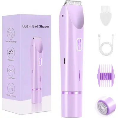 Waterproof Electric Double-Head Hair Remover for Women