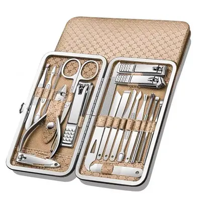 Nail scissor set stainless steel, 6-piece pedicure kit