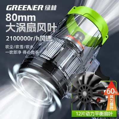 High-Power Lithium Battery Blower and Dust Remover - 3
